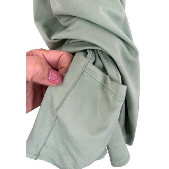 MADEWELL MWL Flex 2.0 Fitness Dress With Built in Shorts Size S Green - Picture 10 of 12